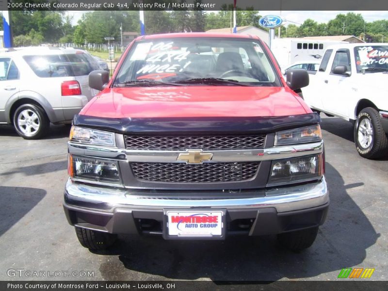 Victory Red / Medium Pewter 2006 Chevrolet Colorado Regular Cab 4x4