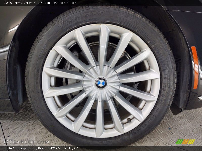 Jet Black / Black 2018 BMW 7 Series 740i Sedan