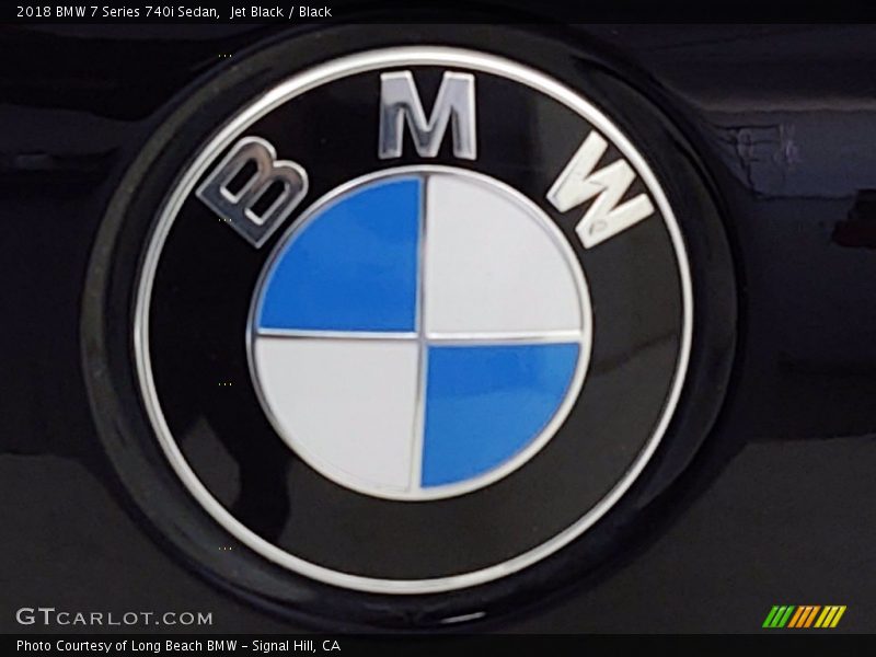 Jet Black / Black 2018 BMW 7 Series 740i Sedan