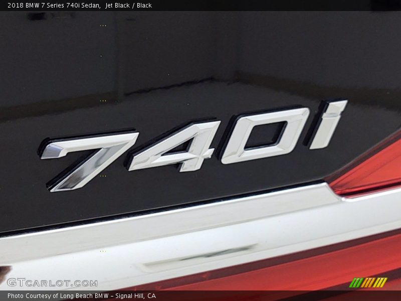 Jet Black / Black 2018 BMW 7 Series 740i Sedan