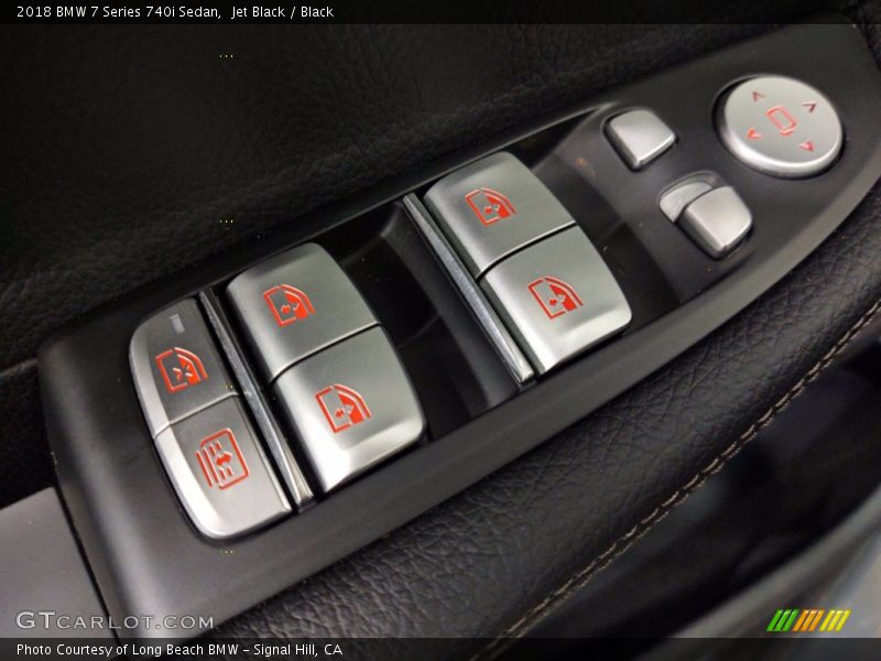 Jet Black / Black 2018 BMW 7 Series 740i Sedan