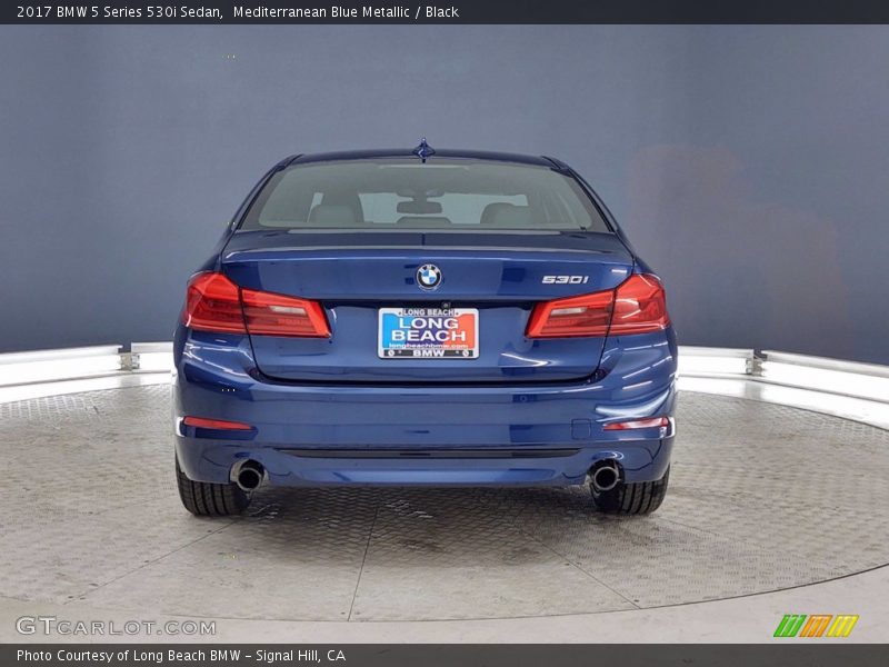 Mediterranean Blue Metallic / Black 2017 BMW 5 Series 530i Sedan