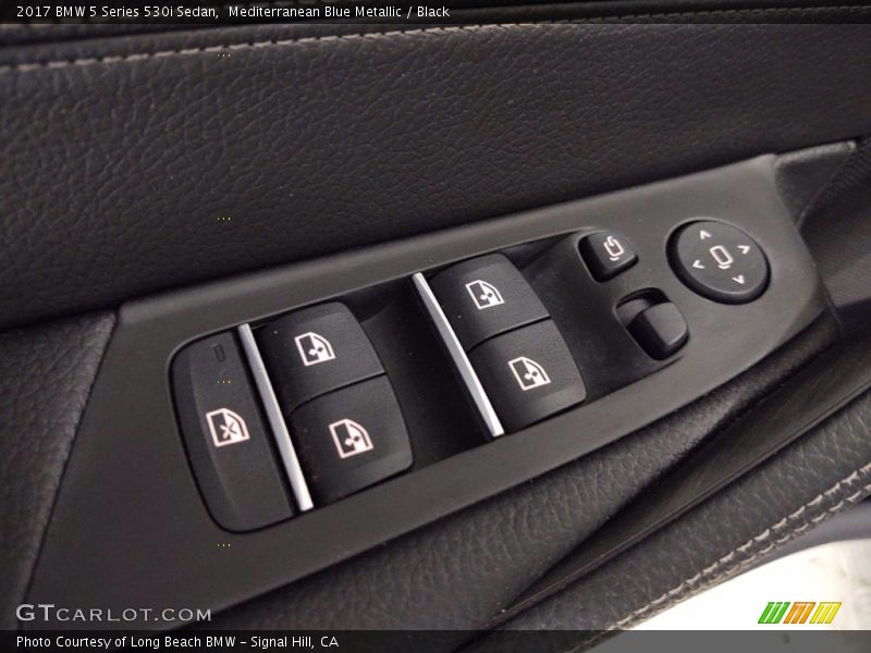 Mediterranean Blue Metallic / Black 2017 BMW 5 Series 530i Sedan
