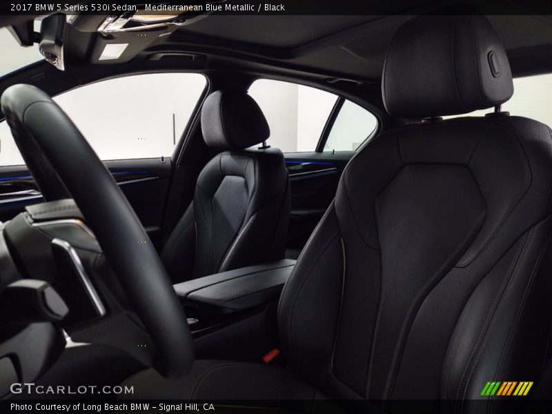 Mediterranean Blue Metallic / Black 2017 BMW 5 Series 530i Sedan