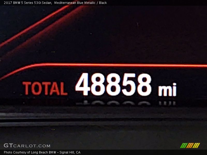 Mediterranean Blue Metallic / Black 2017 BMW 5 Series 530i Sedan