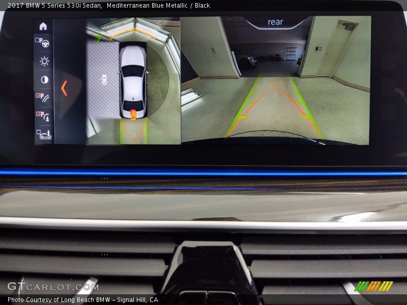 Mediterranean Blue Metallic / Black 2017 BMW 5 Series 530i Sedan