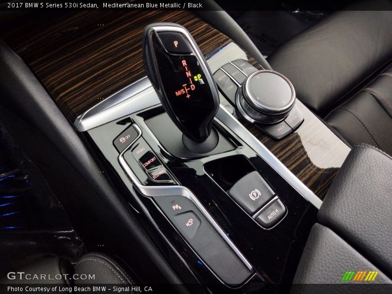 Mediterranean Blue Metallic / Black 2017 BMW 5 Series 530i Sedan