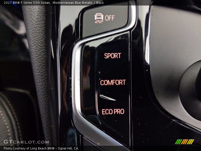Mediterranean Blue Metallic / Black 2017 BMW 5 Series 530i Sedan