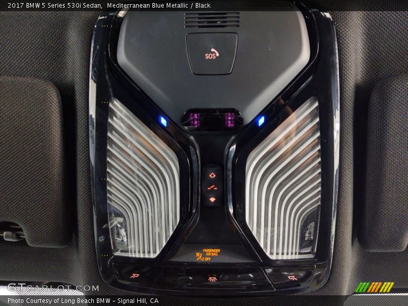Mediterranean Blue Metallic / Black 2017 BMW 5 Series 530i Sedan