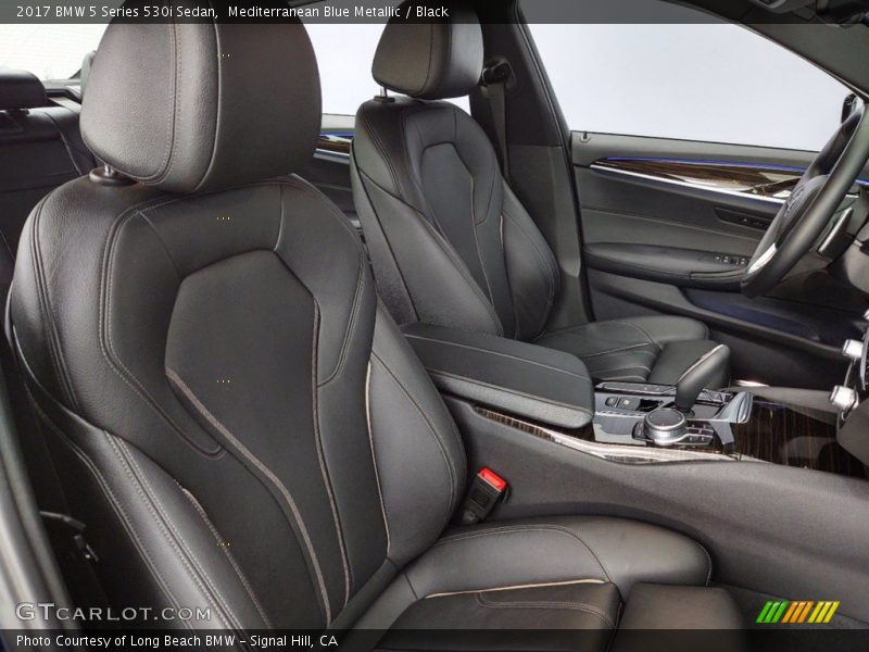 Mediterranean Blue Metallic / Black 2017 BMW 5 Series 530i Sedan