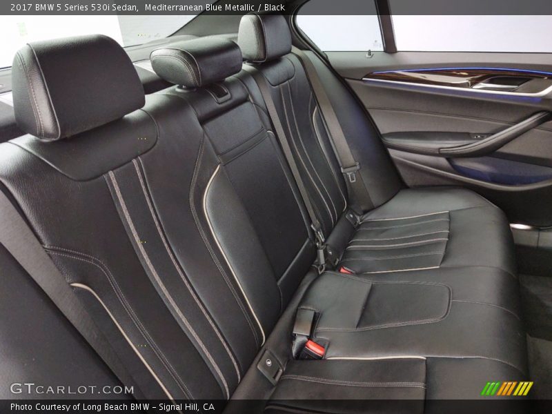 Mediterranean Blue Metallic / Black 2017 BMW 5 Series 530i Sedan