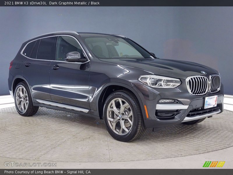 Dark Graphite Metallic / Black 2021 BMW X3 sDrive30i