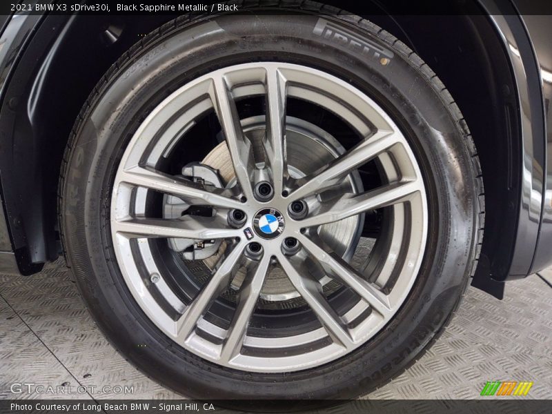 Black Sapphire Metallic / Black 2021 BMW X3 sDrive30i