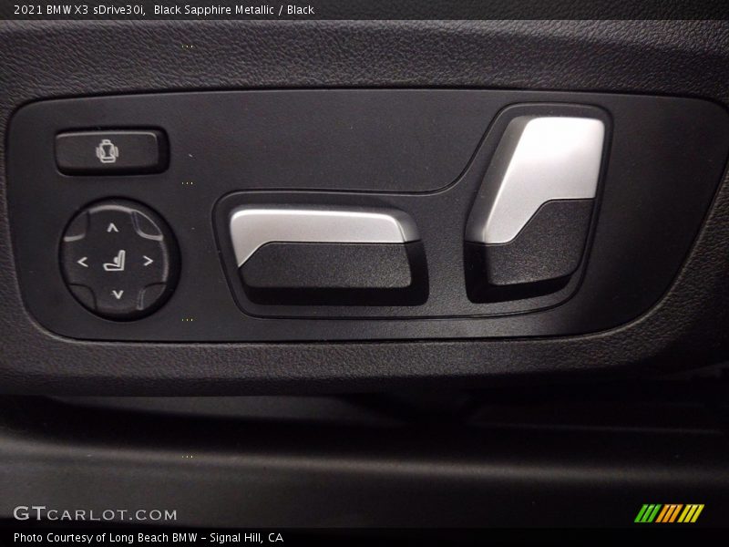 Black Sapphire Metallic / Black 2021 BMW X3 sDrive30i