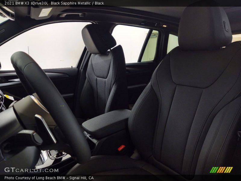 Black Sapphire Metallic / Black 2021 BMW X3 sDrive30i