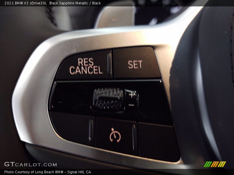 Black Sapphire Metallic / Black 2021 BMW X3 sDrive30i