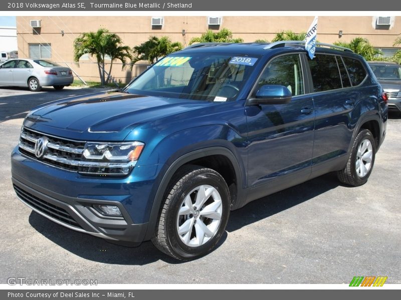 Tourmaline Blue Metallic / Shetland 2018 Volkswagen Atlas SE