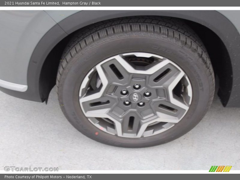 Hampton Gray / Black 2021 Hyundai Santa Fe Limited