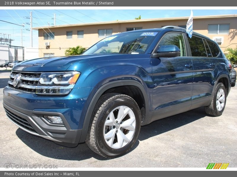 Tourmaline Blue Metallic / Shetland 2018 Volkswagen Atlas SE