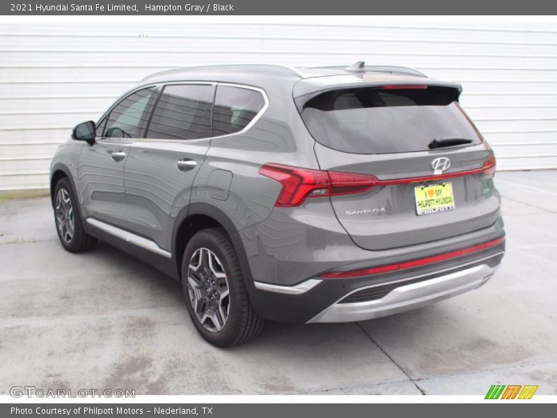 Hampton Gray / Black 2021 Hyundai Santa Fe Limited