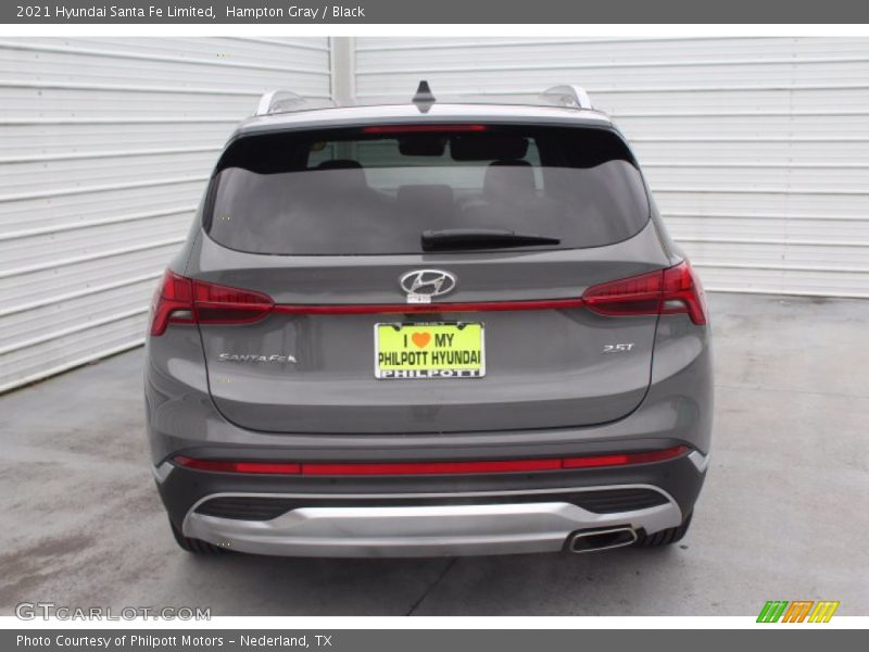 Hampton Gray / Black 2021 Hyundai Santa Fe Limited