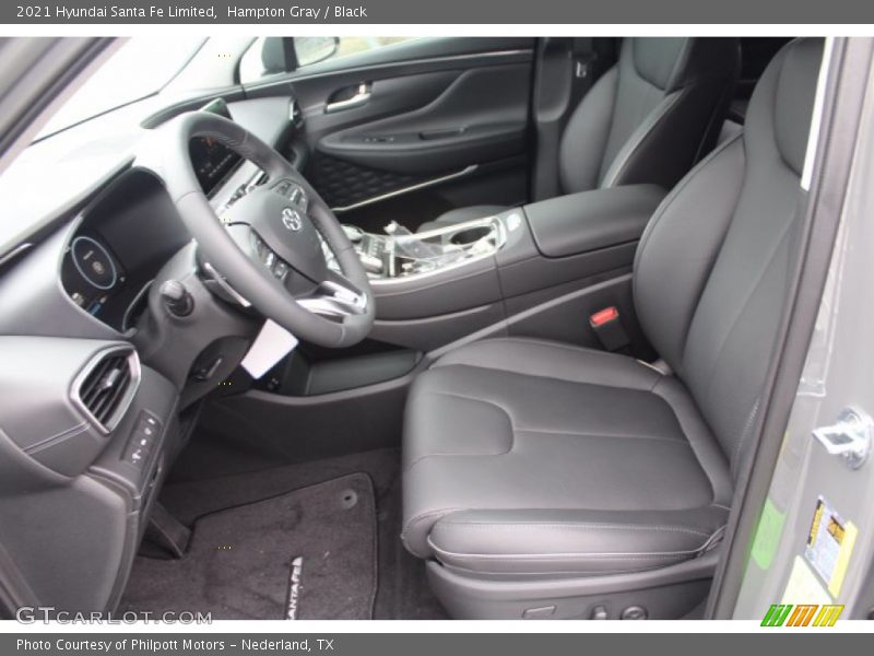 Hampton Gray / Black 2021 Hyundai Santa Fe Limited