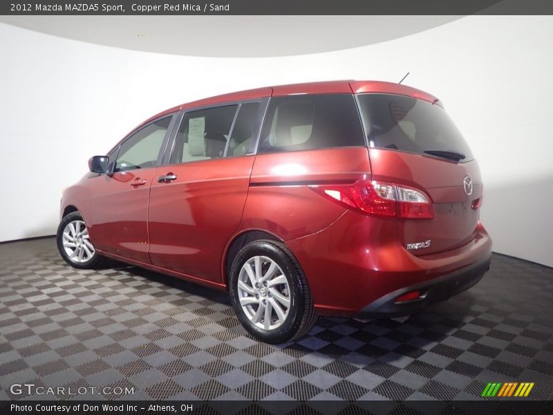 Copper Red Mica / Sand 2012 Mazda MAZDA5 Sport