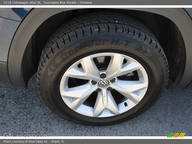 Tourmaline Blue Metallic / Shetland 2018 Volkswagen Atlas SE