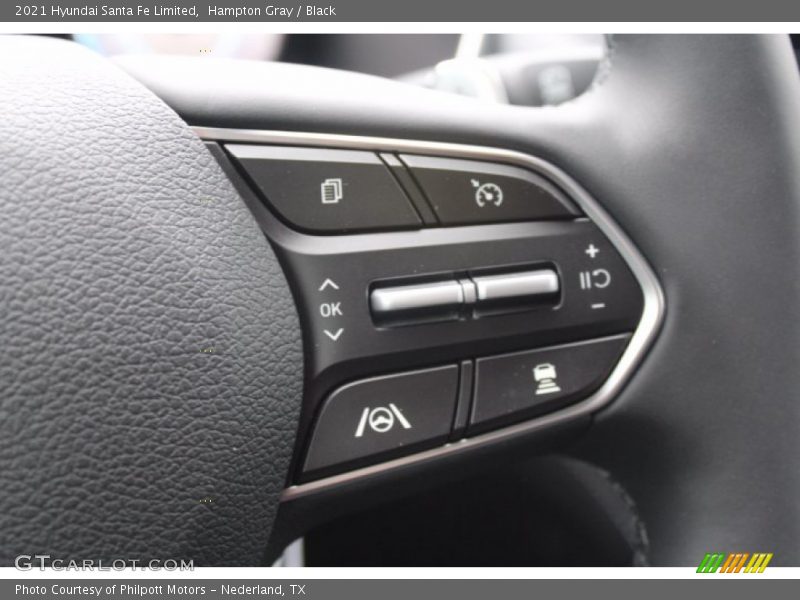 Hampton Gray / Black 2021 Hyundai Santa Fe Limited