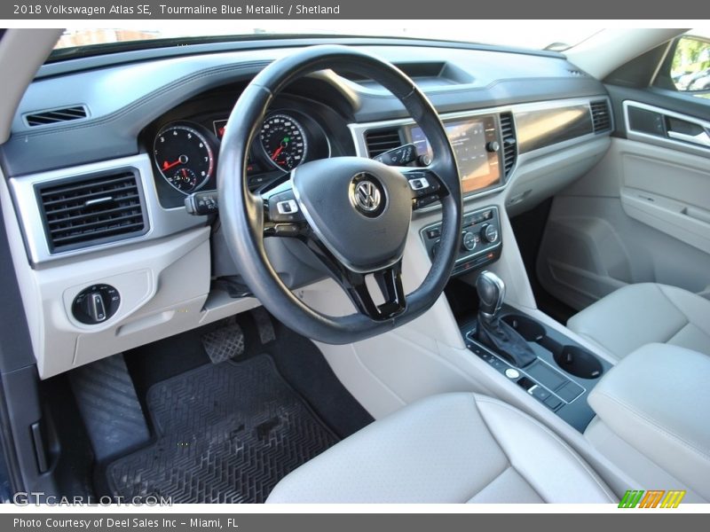 Tourmaline Blue Metallic / Shetland 2018 Volkswagen Atlas SE