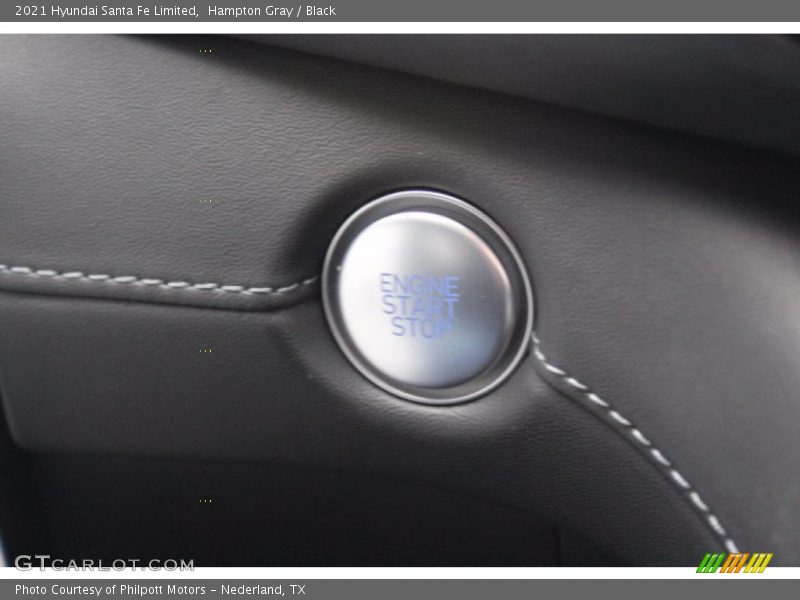 Hampton Gray / Black 2021 Hyundai Santa Fe Limited