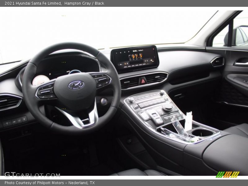 Hampton Gray / Black 2021 Hyundai Santa Fe Limited