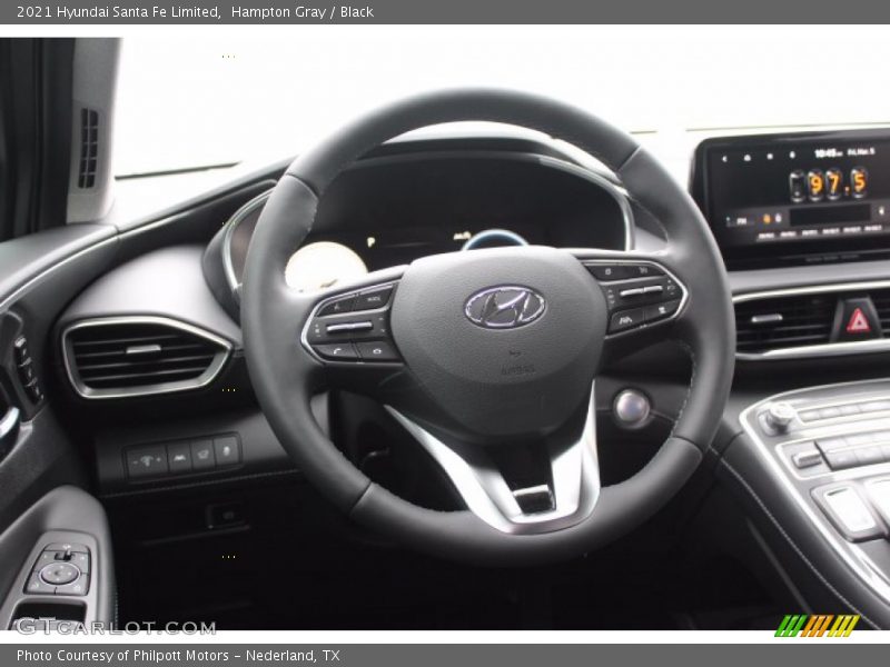 Hampton Gray / Black 2021 Hyundai Santa Fe Limited