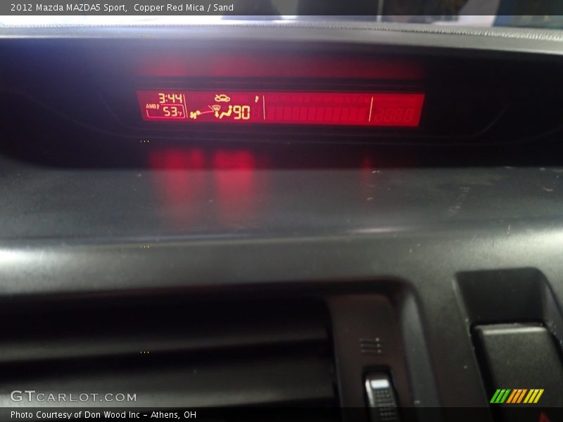 Copper Red Mica / Sand 2012 Mazda MAZDA5 Sport