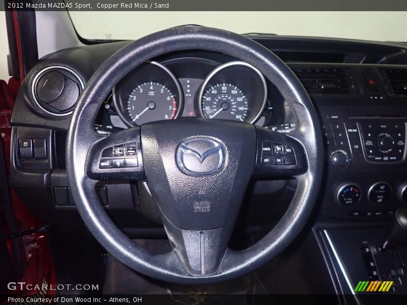 Copper Red Mica / Sand 2012 Mazda MAZDA5 Sport