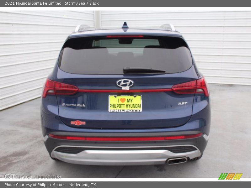 Stormy Sea / Black 2021 Hyundai Santa Fe Limited