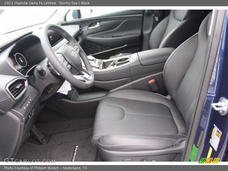 Stormy Sea / Black 2021 Hyundai Santa Fe Limited