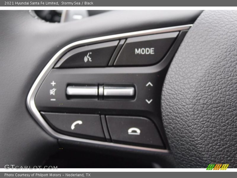 Stormy Sea / Black 2021 Hyundai Santa Fe Limited