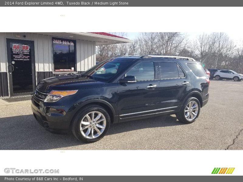 Tuxedo Black / Medium Light Stone 2014 Ford Explorer Limited 4WD
