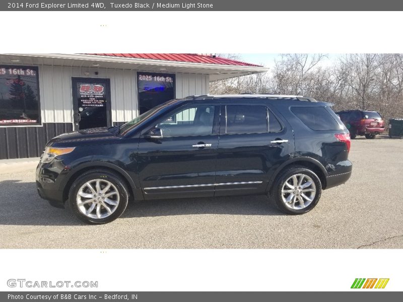 Tuxedo Black / Medium Light Stone 2014 Ford Explorer Limited 4WD