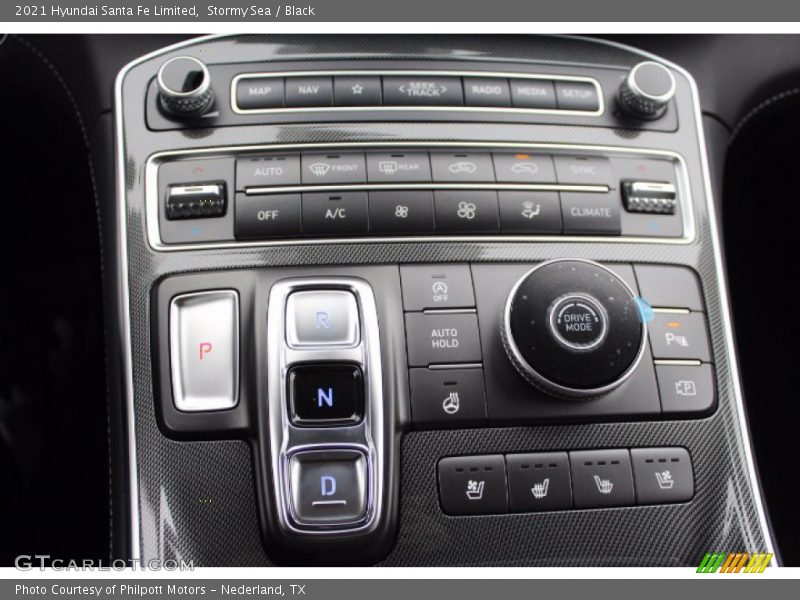 Stormy Sea / Black 2021 Hyundai Santa Fe Limited