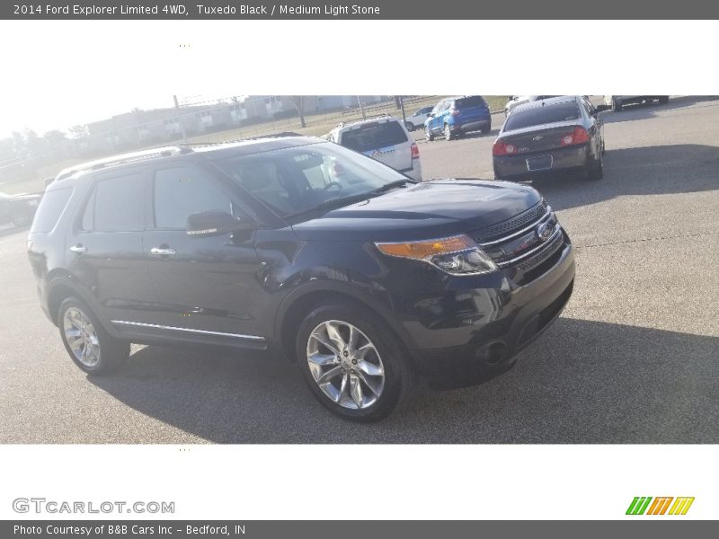 Tuxedo Black / Medium Light Stone 2014 Ford Explorer Limited 4WD