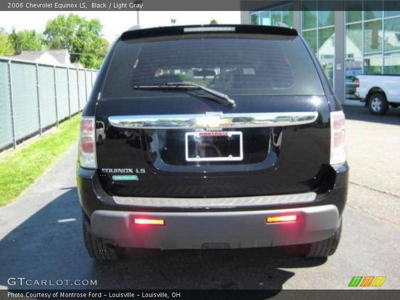 Black / Light Gray 2006 Chevrolet Equinox LS