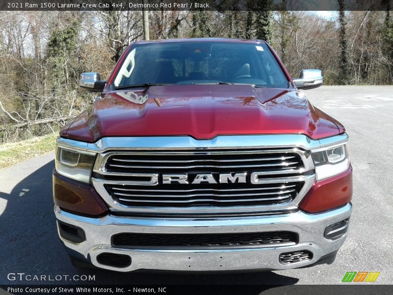 Delmonico Red Pearl / Black 2021 Ram 1500 Laramie Crew Cab 4x4