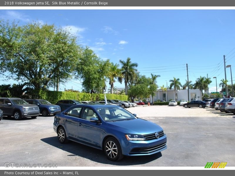 Silk Blue Metallic / Cornsilk Beige 2018 Volkswagen Jetta SE