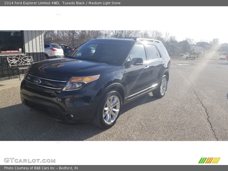 Tuxedo Black / Medium Light Stone 2014 Ford Explorer Limited 4WD