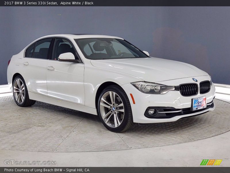 Alpine White / Black 2017 BMW 3 Series 330i Sedan