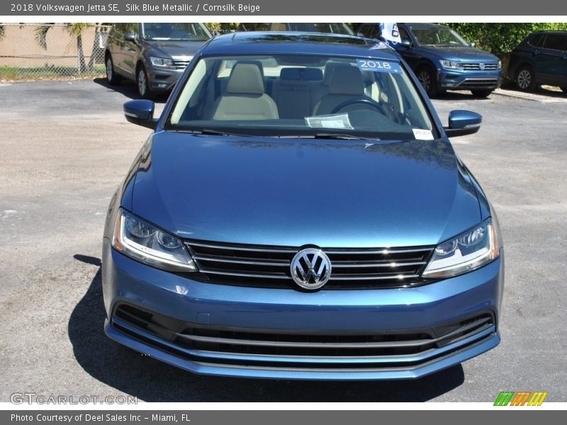 Silk Blue Metallic / Cornsilk Beige 2018 Volkswagen Jetta SE