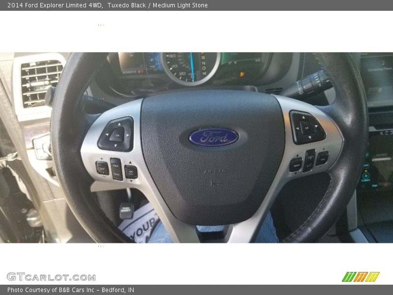 Tuxedo Black / Medium Light Stone 2014 Ford Explorer Limited 4WD