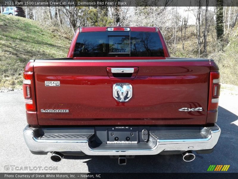 Delmonico Red Pearl / Black 2021 Ram 1500 Laramie Crew Cab 4x4